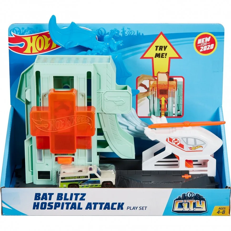 Набор игровой Hot Wheels Сити Атака летучей мыши GJK90 |