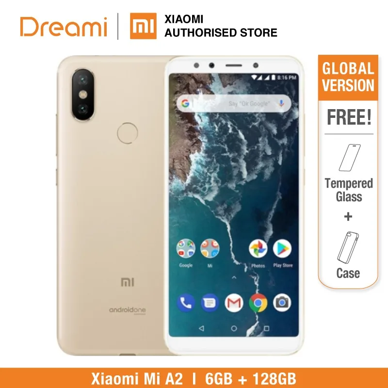 Глобальная версия Xiaomi Mi A2 128 GB rom 6 ГБ ram (абсолютно новая/запечатанная) Mia2 128gb