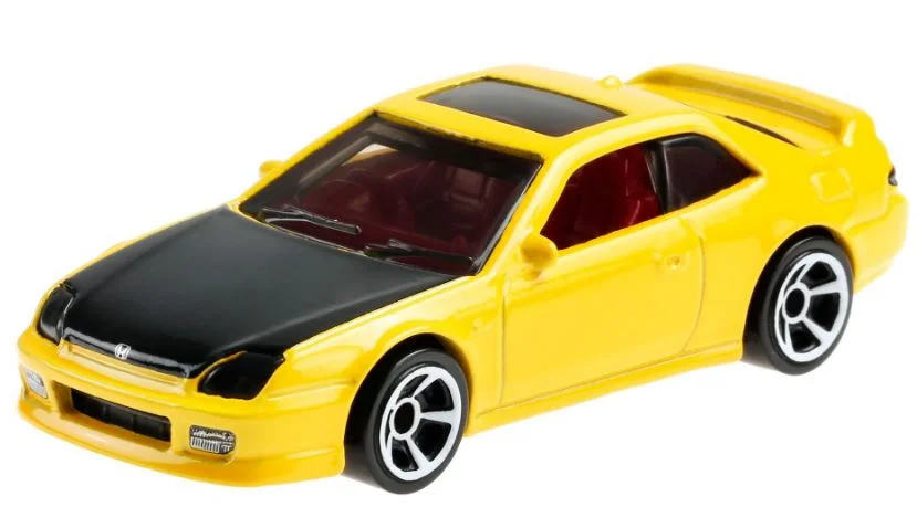 Hot Wheels 98 Honda preвстроенная желтая версия |