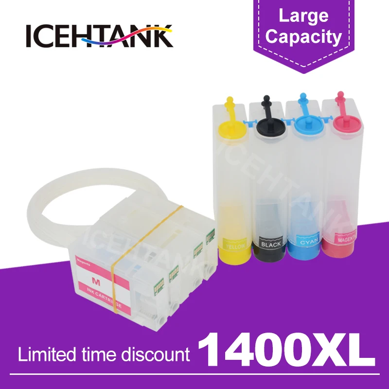 

Резервуар для чернил ICEHTANK PGI 1400, для принтера Canon MAXIFY MB2040, MB2140, MB2340, MB2740