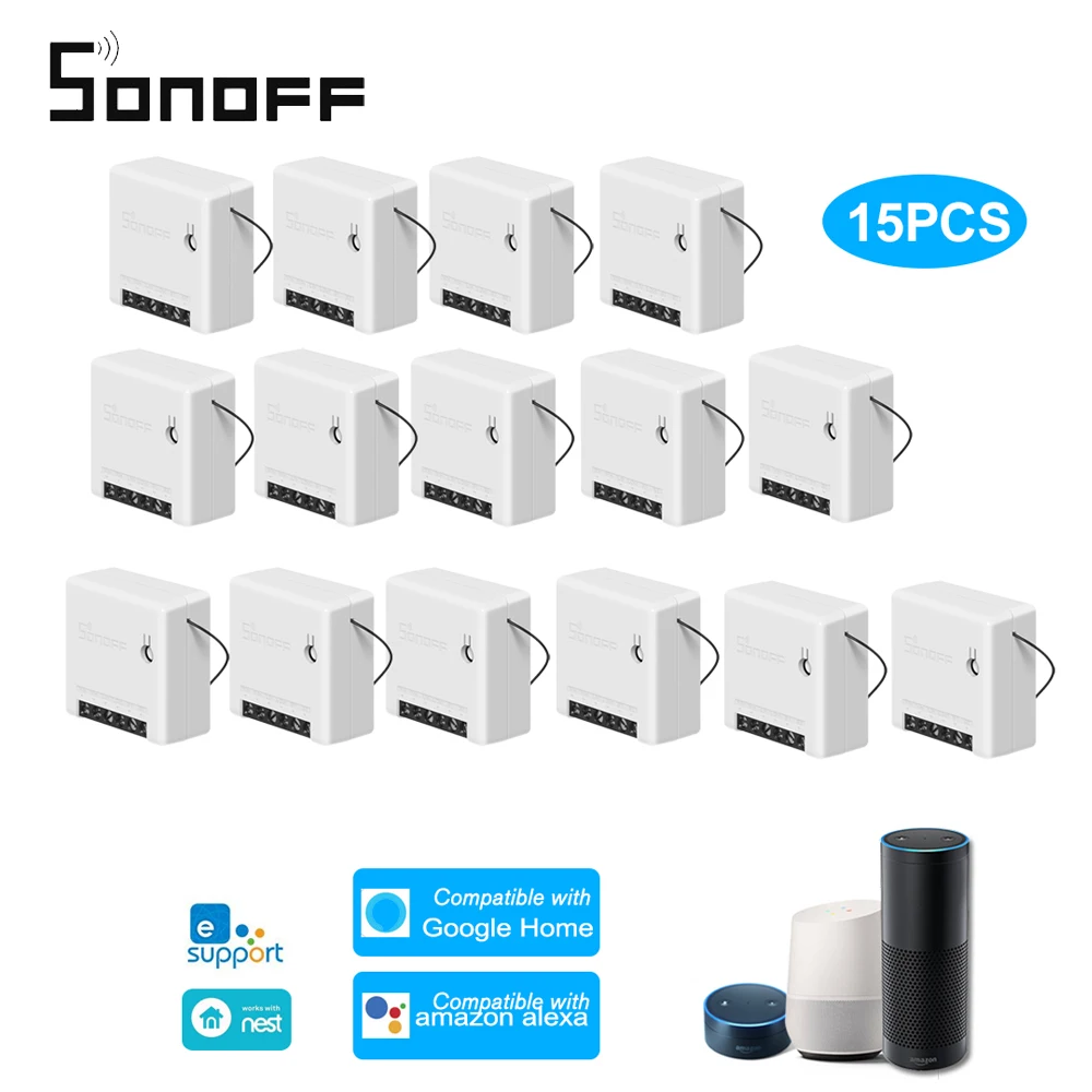 Двухсторонний умный выключатель SONOFF 15/20/25/30 шт. дистанционное управление умным