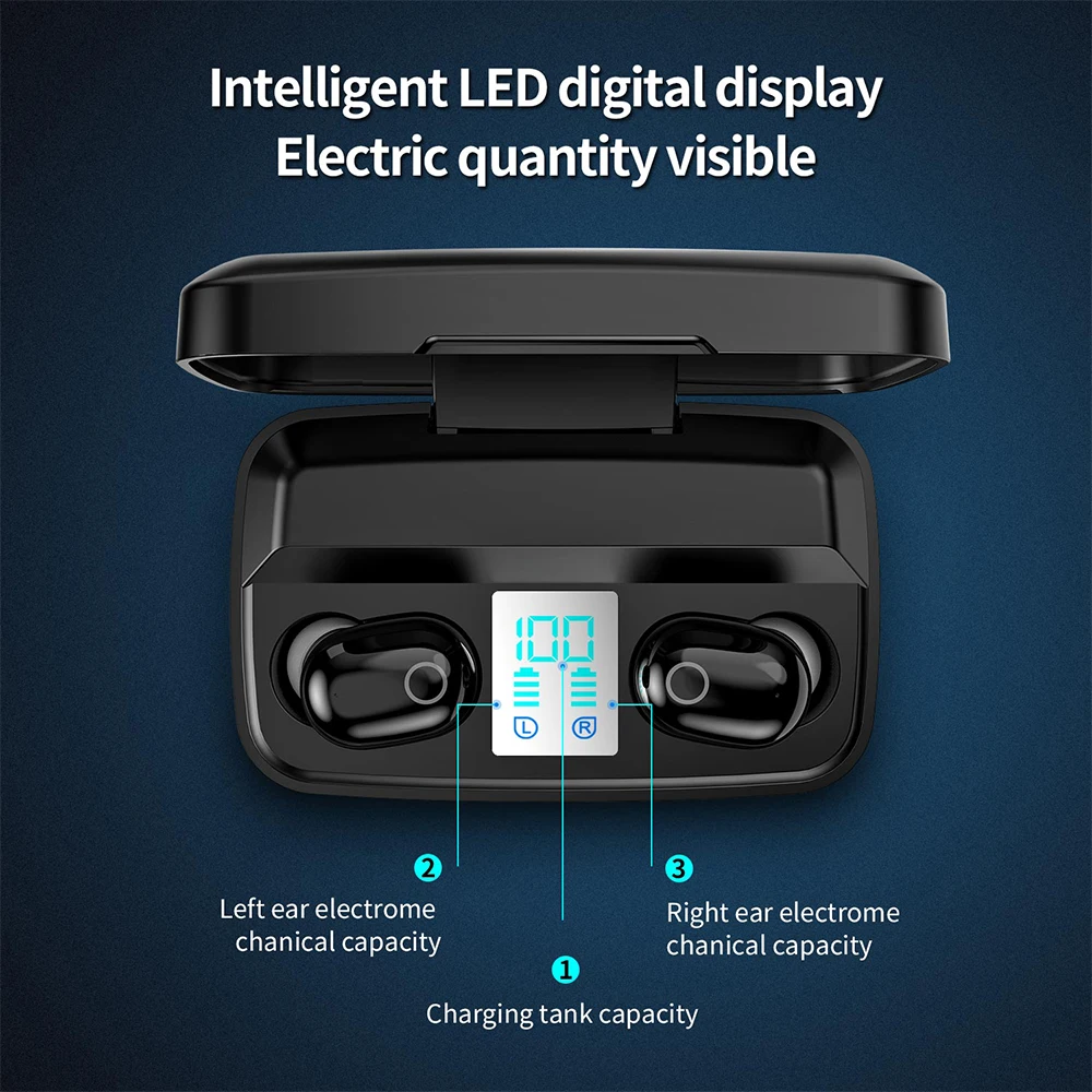 TWS Bluetooth 5 0 беспроводные наушники Мини Стереонаушники Гарнитура для режима