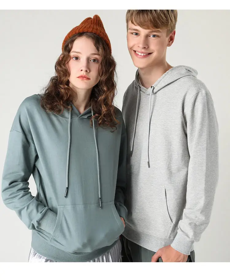 Мягкая Спортивная Толстовка Obrix в стиле унисекс двойные карманы с капюшоном и