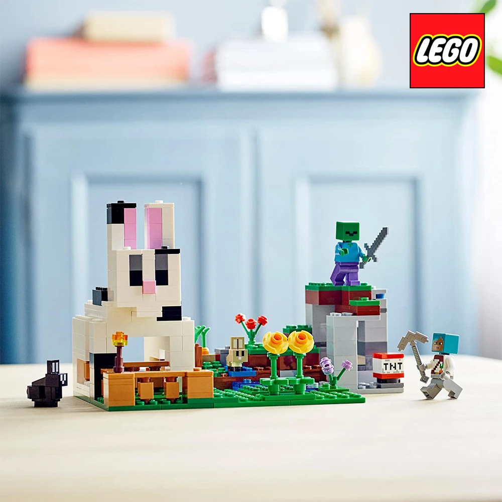 Конструктор LEGO Minecraft кролик ранчо 21181 оригинал для детей новая игрушка подарок на