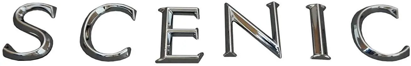 

Chrome Scenic Badge Monogram 8200211785 for Scenic MK2