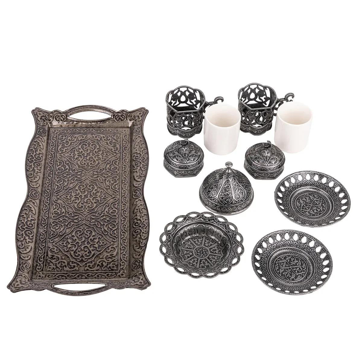 Set of coffee Turkish Gray (2 persons) | Дом и сад