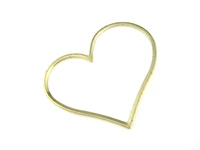 6pcs brass heart charm earring connector brass heart pendant 36 7x33x0 9mm earring findings jewelry making r1495