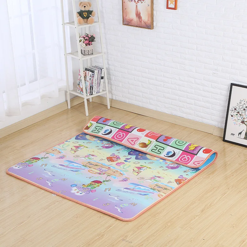 

Kids's Blanket Baby Play Mat Educational Children's Carpet Developing Kids Rug Road Game Playmat Soft Floor Baby Toys