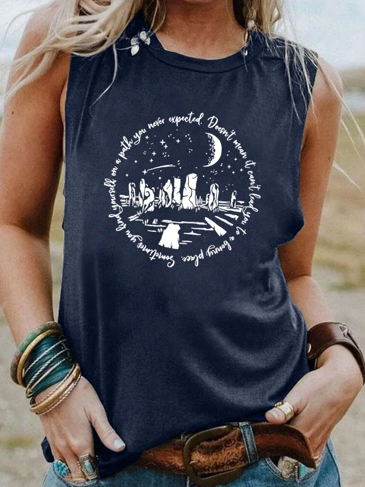 Иногда вы находитесь на дороге которую никогда не ожидали майка летняя Модная