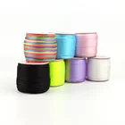 TYRY.HU 45 метров силиконовые бусины для прорезывания зубов аксессуары атласный Шелковый нейлоновый шнур 2 мм для прорезывателя соски зажимы сделай сам инструмент