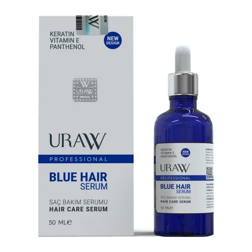 

URAW Anti hair loss and thickening blue hair serum blue hair Serum high quality 100% Original Hologram