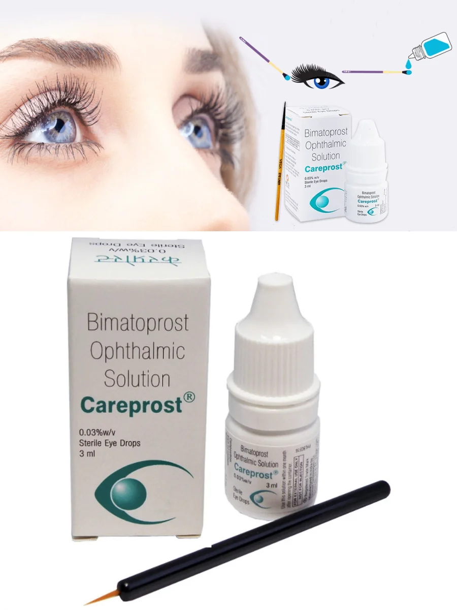 Карепрост/Флюид Для Увеличения Объёма Ресниц 3 мл/Для Роста и Бровей|Средства для