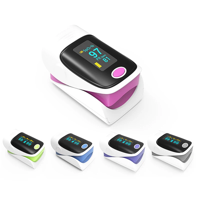 

SPO2 Portable Finger Oximeter Household Health Care Monitors Blood Oxygen Saturation Oximeters Fingertip Pulse Heart Rate Meter