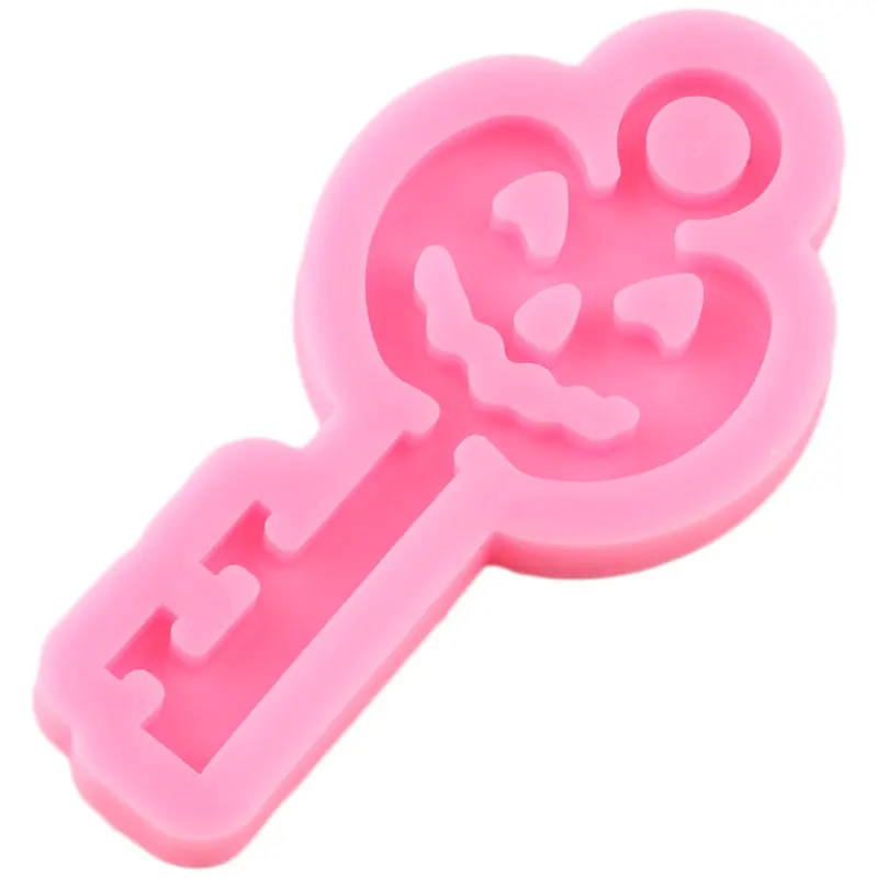 Блестящий тыквенный брелок в форме ключа форма для Хэллоуина шляпа ведьмы