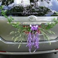 customizable mr mrs name wedding car glass sticker decal wedding sticker wedding car glass art a00683
