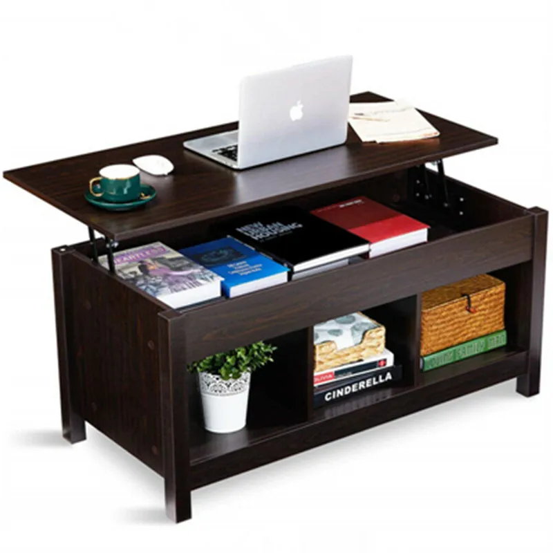 Спальня стабильный Лифт топ журнальный столик обеденный стол с скрытым отсеком