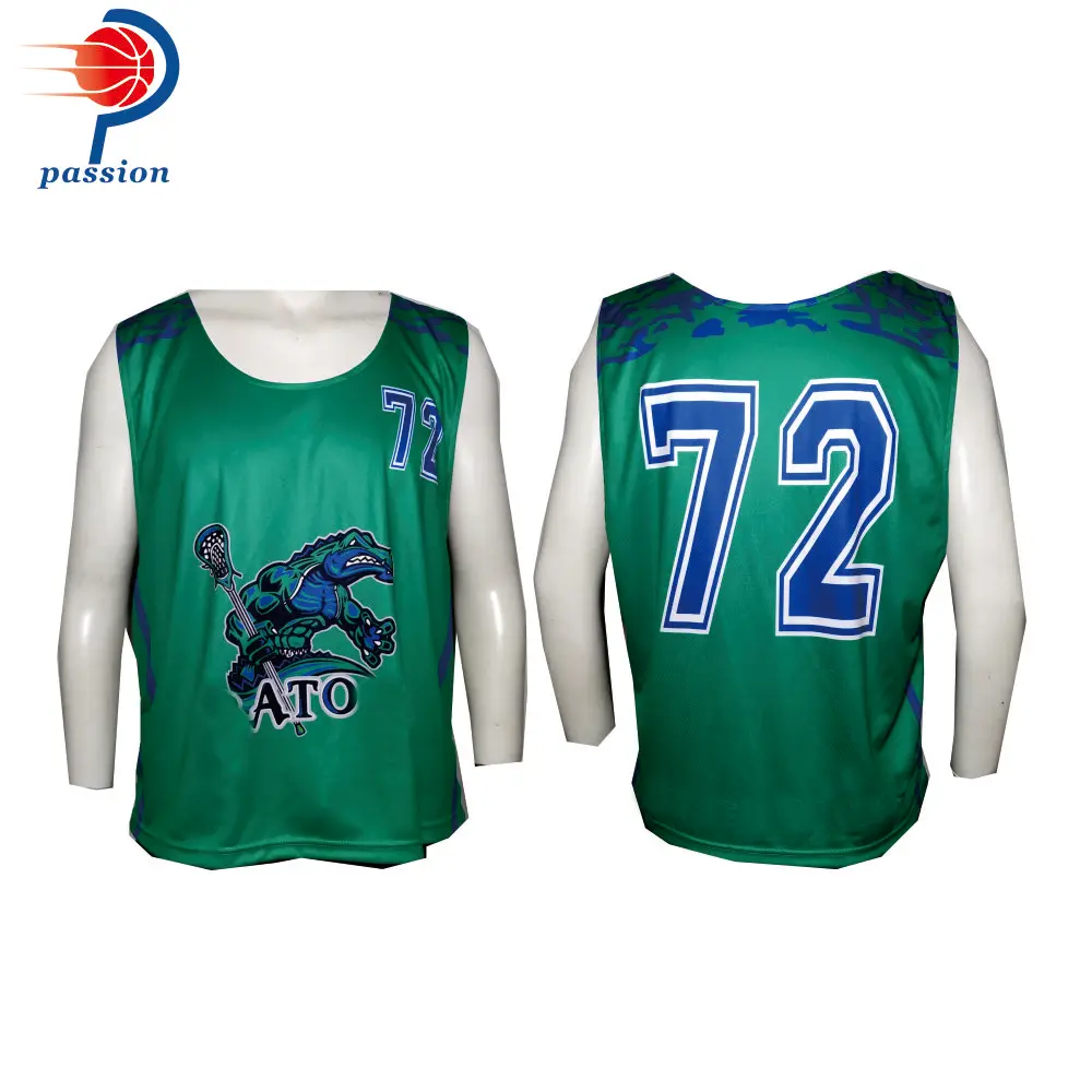 Изготовленный На Заказ сетчатый дышащий материал Лакросс Реверсивный пинни|lacrosse