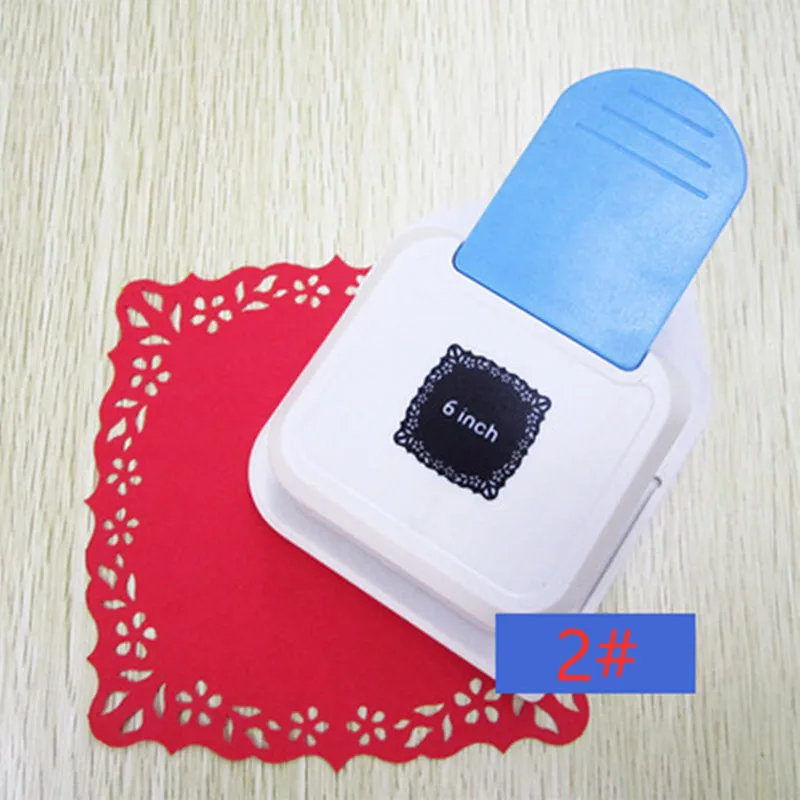 6 дюймов фоторамка Форма кружева тиснение печать машина ручной карты инструмент