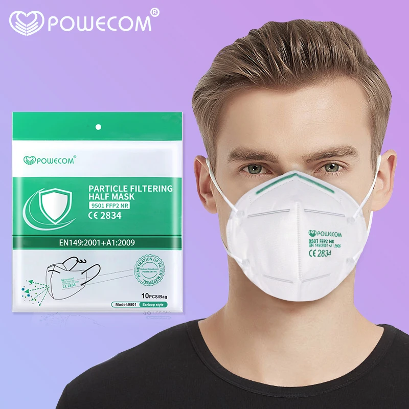 

FFP2 Mascarillas Mouth Muffle Cover With CE Respiratory Facial Masks Mouth Dustproof Protective Mask Mouth Dustproof Protective
