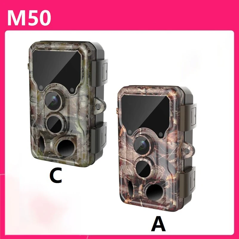 

SJCAM M50 24MP 1296P Wildlife Trail Camera Photo Trap 38-IR LED PIR Hunting Camera Wildlife WiFi 2.4GHz Surveillance Tracking