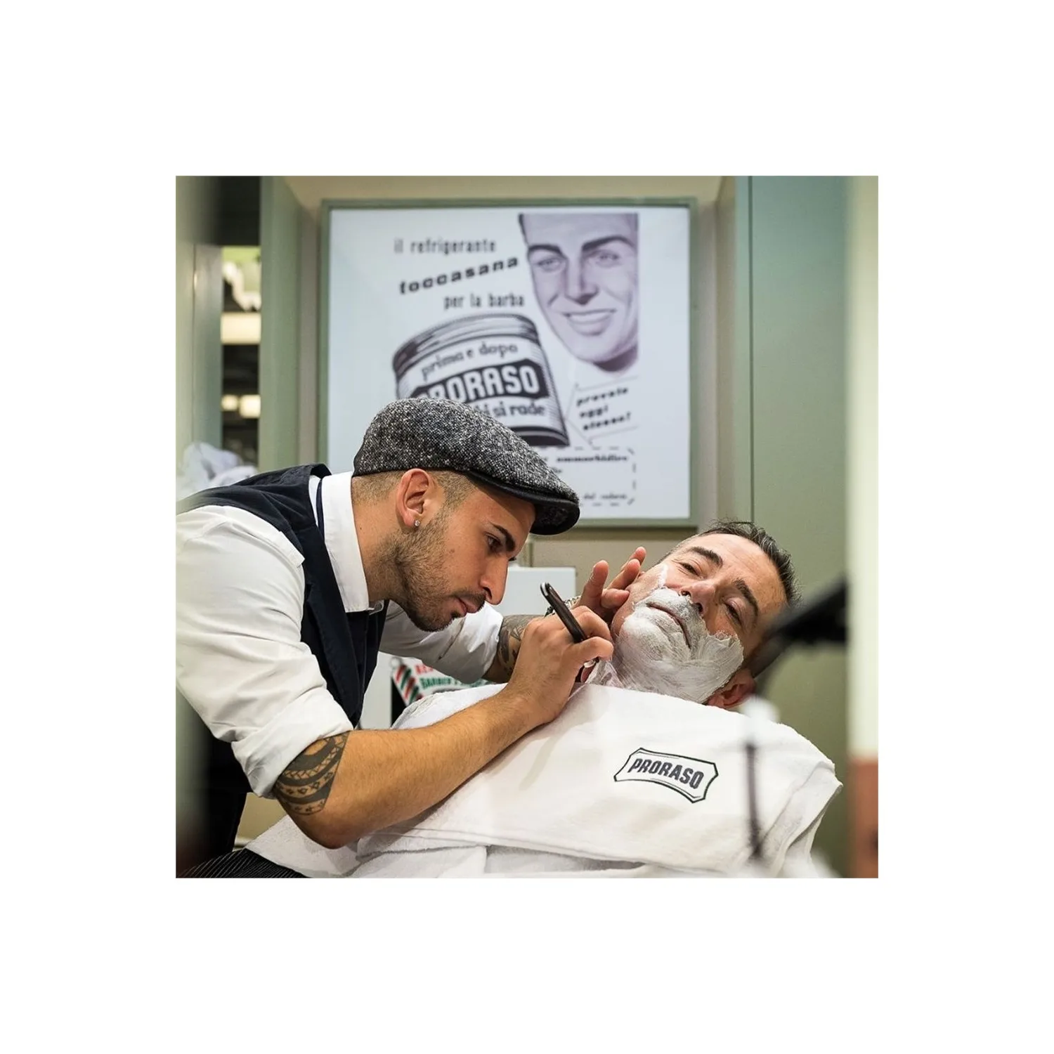 

Proraso Vintage 3 pcs Set, Gino, Classic Eucalyptus Pre-Shave Cream, Shaving Cream, After Shave Balm