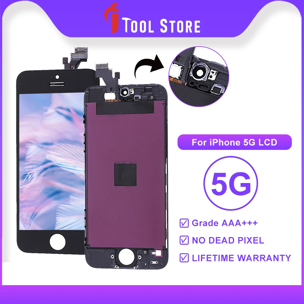 Дигитайзер сенсорного ЖК экрана в сборе для iPhone Замена дисплей без битых