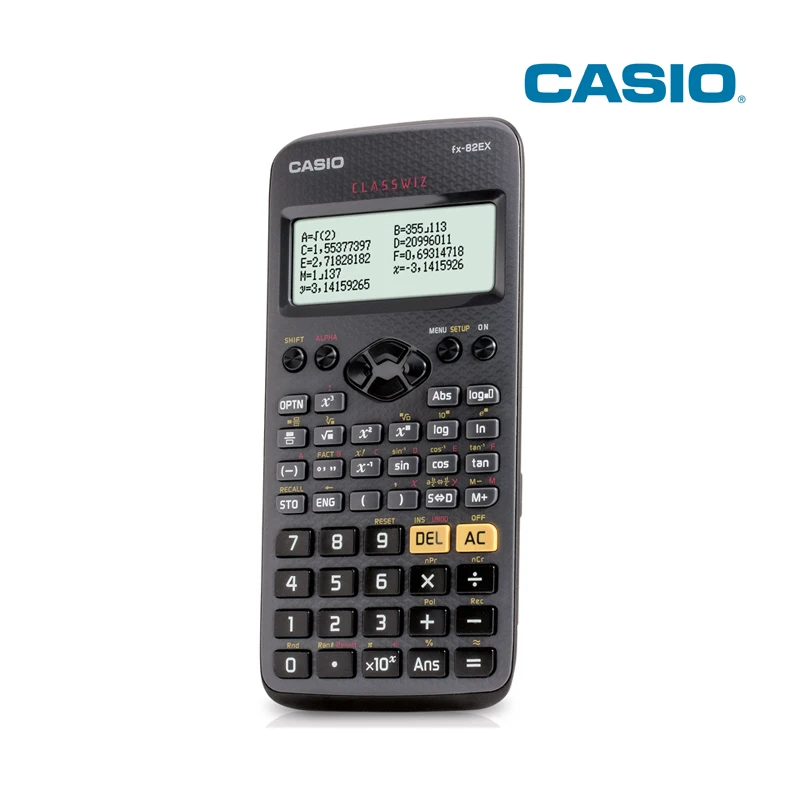 Калькулятор инженерный научный для ЕГЭ CASIO FX-82EX ClassWiz 274 функции Матричный дисплей