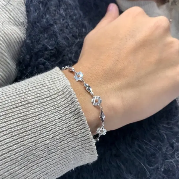 

Sterling Lightweight Casual Luminous Silver Imported Bracelet
