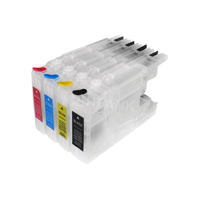 Чернильный картридж ICEHTANK LC75 XL + набор чернил для принтера Brother LC 12 40 71 73 75 400 1240 MFC