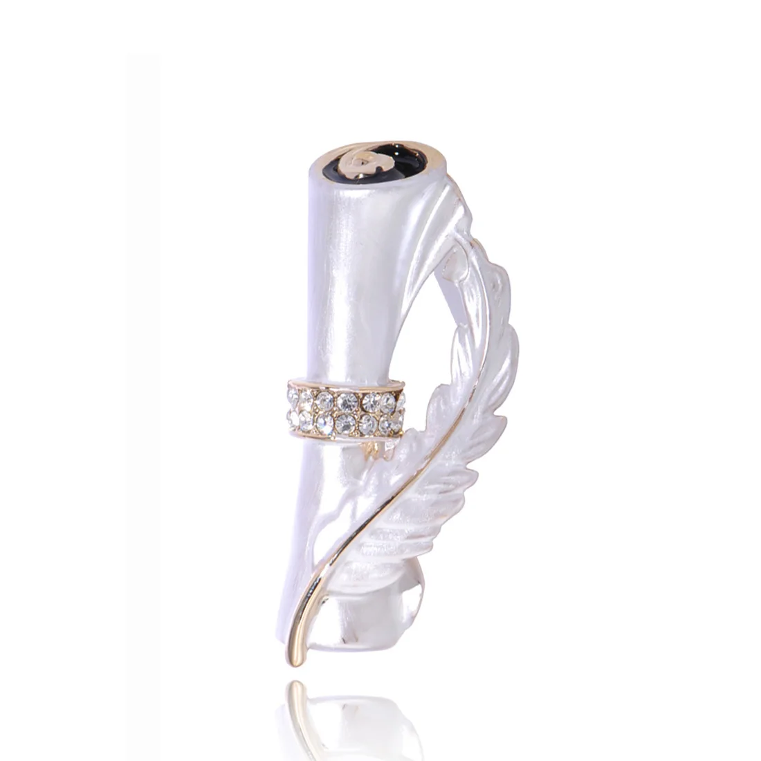 Брошь &quotСвиток и перо&quot | Украшения аксессуары