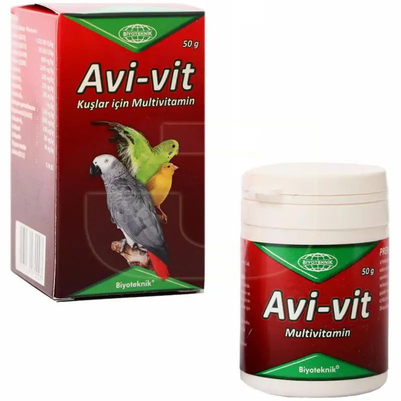 Biyo Teknik Avi Vit Bird добавка с мультивитаминами 50 г/голубь budgerigar канарея попугай клетка