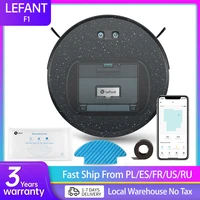 lefant f1 robot vacuum cleaner robotic vacuum and mop combo with 4000pa 210 mins runtime ideal for pet hair carpets hard floors