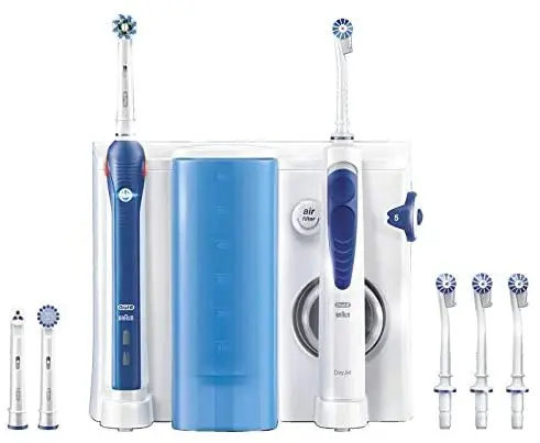 

OxyJet Cleaning System & Oral-B PRO 2000 Rechargeable Toothbrush powered by Braun