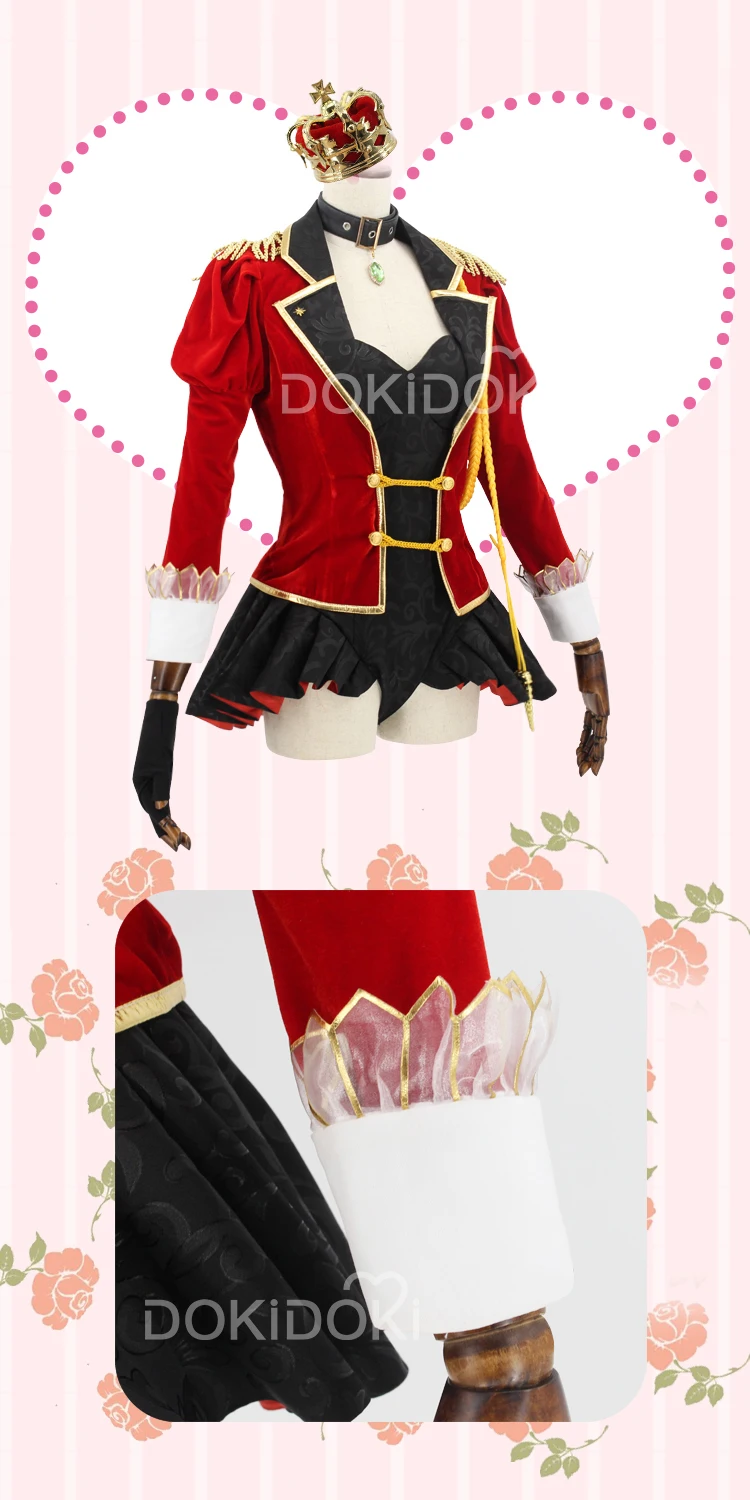 DokiDoki игра Fate Grand Order Nero, для косплея Fate Косплей Idol Nero Красная форма FGO женский костюм на Хэллоуин