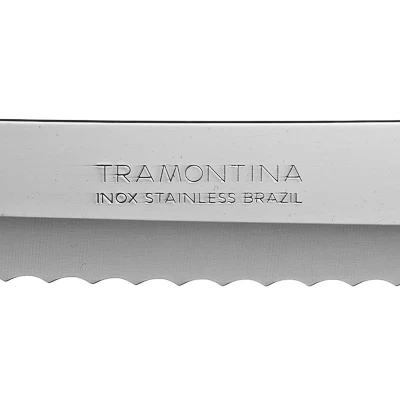 Нож для хлеба TRAMONTINA динамическая нержавеющая сталь длина 20 см | Дом и сад