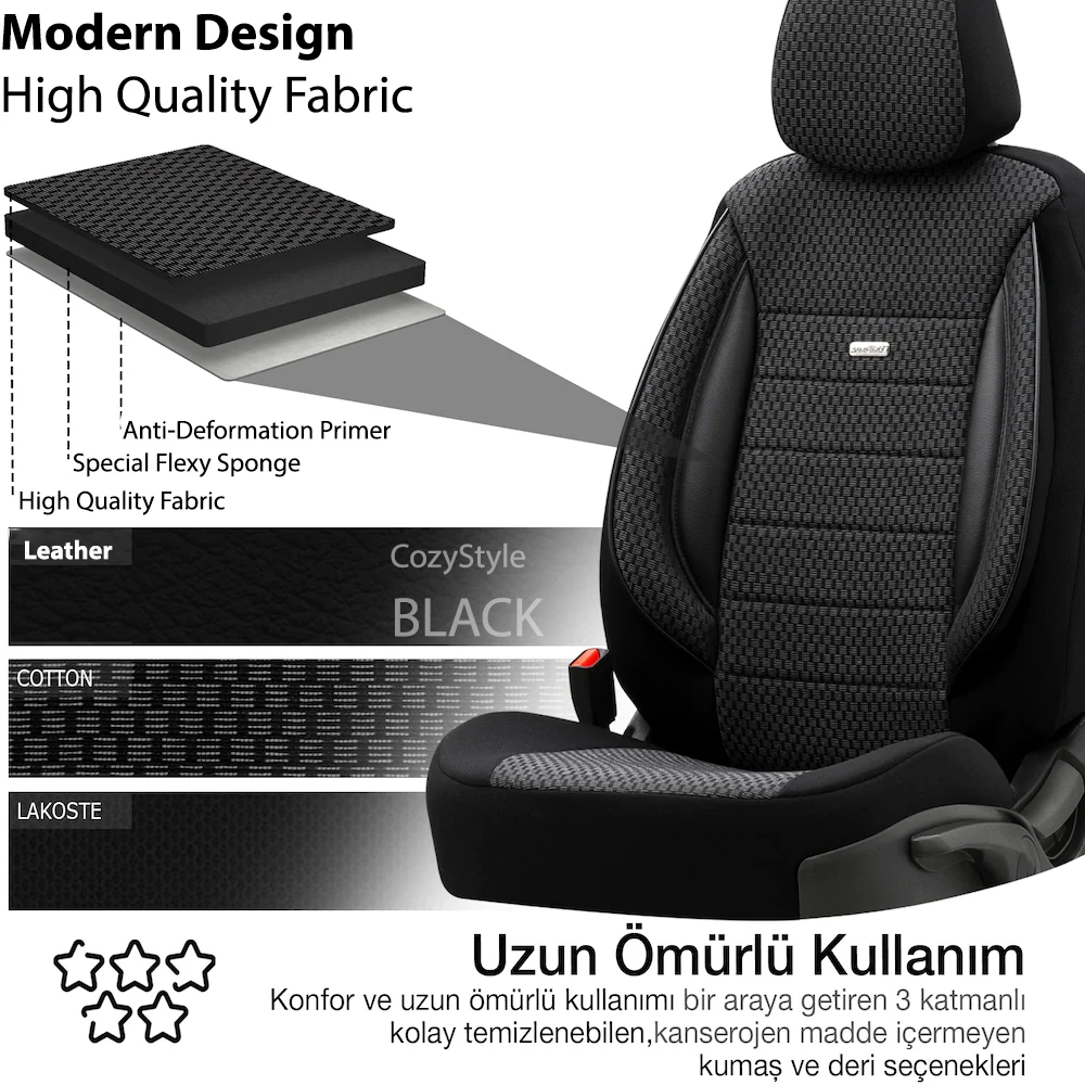 Универсальный чехол для автомобильного сиденья подходит большинства