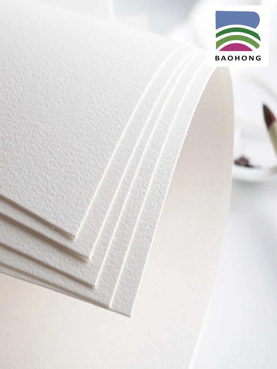 Акварельная бумага BAOHONG Комплект 10 листов А2 А3 А4 хлопок 100% 300 гр/м.кв.