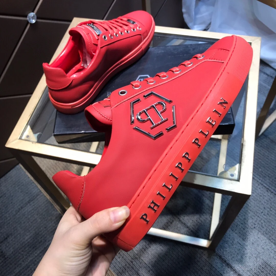 P012 Philipp Plein Skull Logo Mannen Mode Loopschoenen Casual Schoenen  Outdoor Sport Schoenen Sneakers|Casual schoenen voor Mannen| - AliExpress