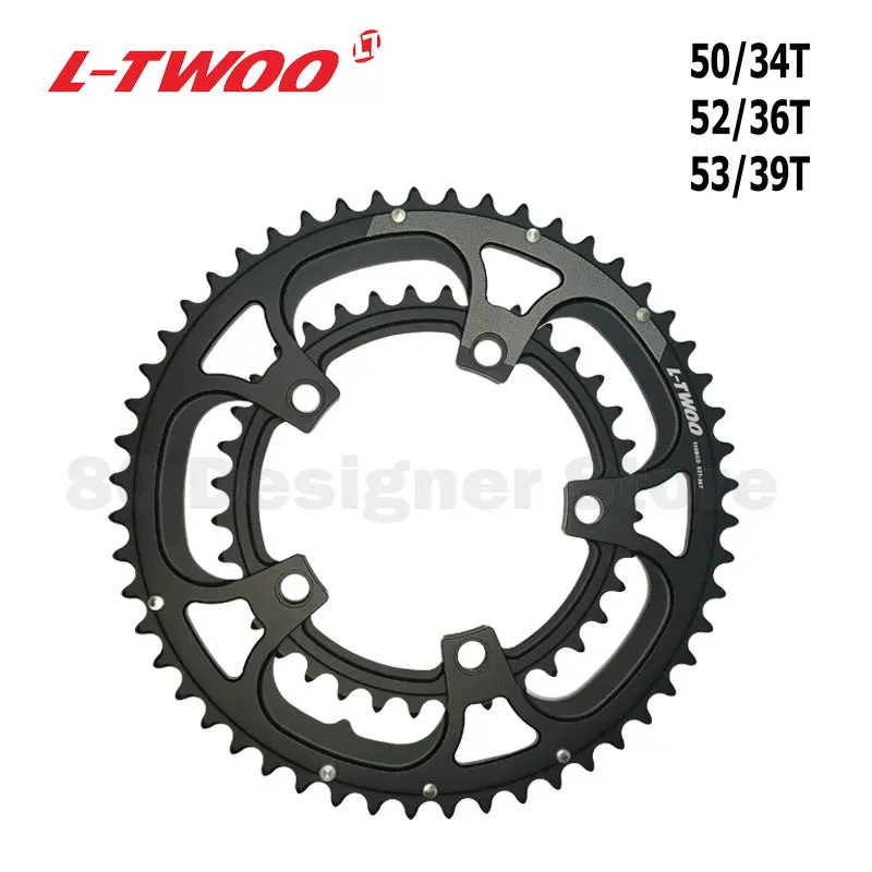 LTWOO Road Bike Ultralight RX Chainring Oval Narrow Wide Sprockets For Road Bicycle Single/Double Chainring Crankset accessories