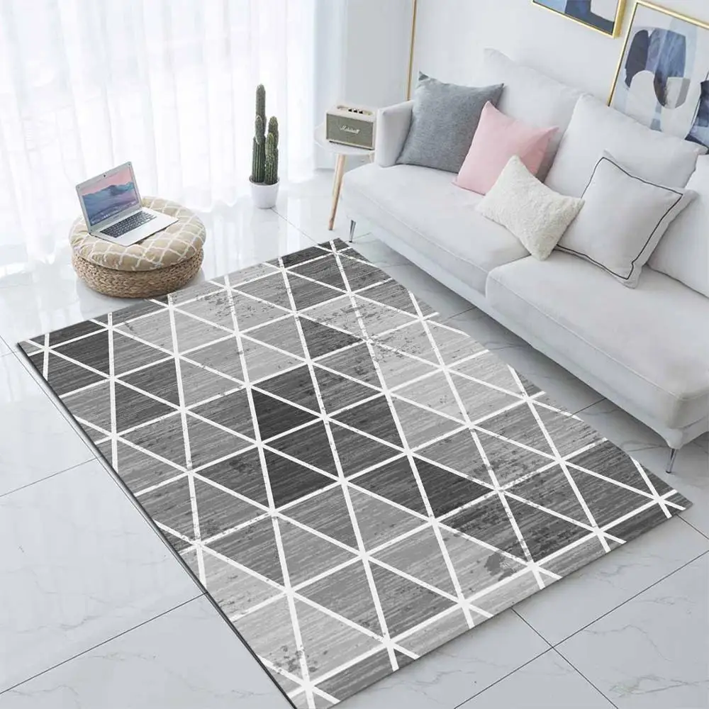 Еще Черный серый цвет треугольники геометрические Nordec 3d печати Нескользящие