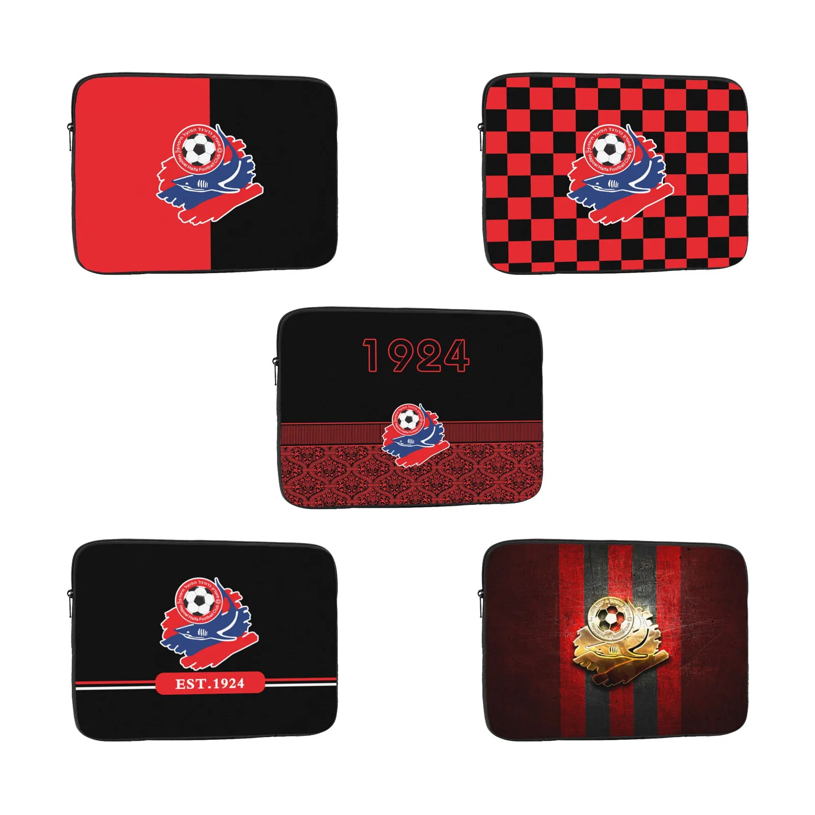 

Israel Hapoel Haifa Fc Laptop Case Laptop Bag Sleeve Water Resistant Durable Computer Carrying Protective Case with Zipper