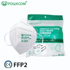 Маска POWECOM FFP2 для защиты лица от пыли, 95% фильтрация, защитная маска, многоразовый респиратор, маска для рта маски