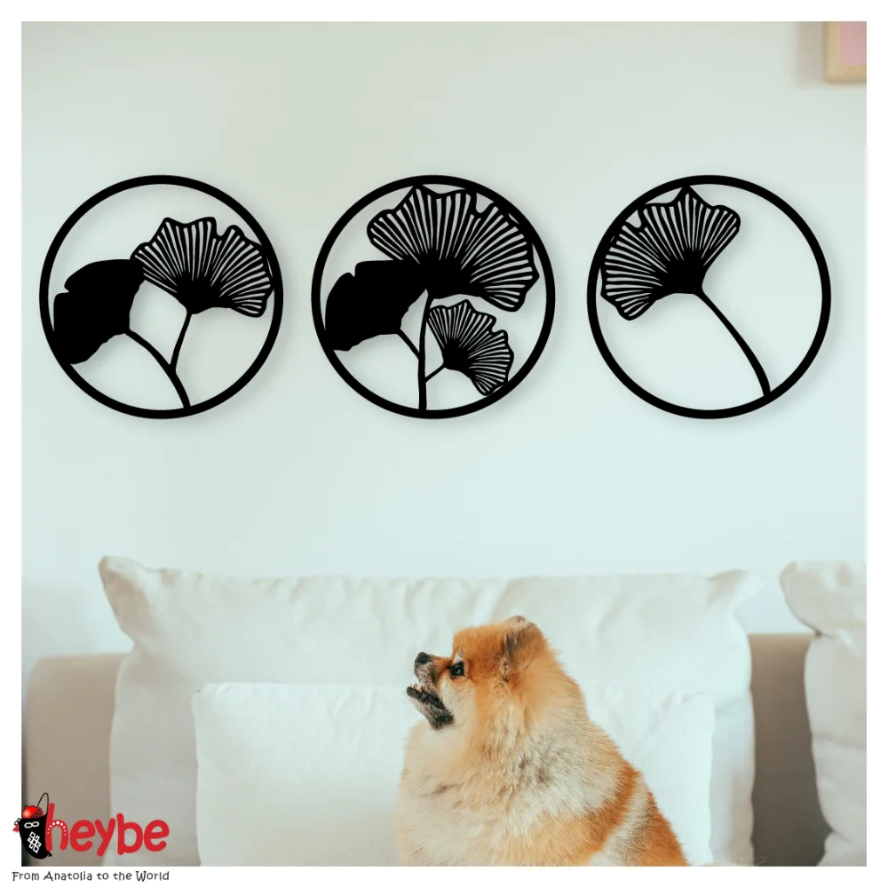 Деревянные 3 Шт. Круглые Цветы Настенное Художественное Оформление Качественные