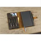 Персонализированный кожаный Портфолио для полнофокусного планировщика, индивидуальный полнофокусный планировщик кожаный чехол