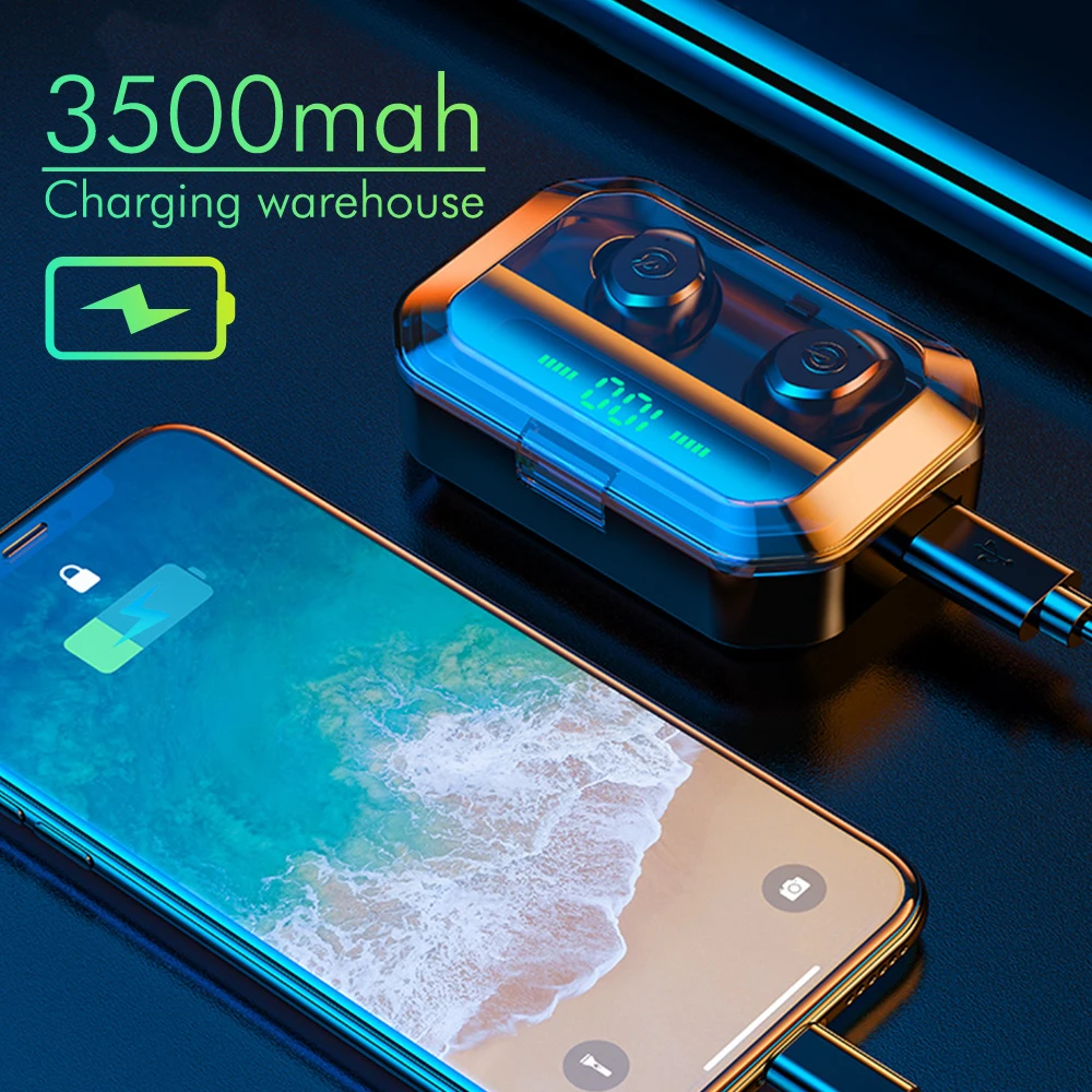 P10 3500 мАч Беспроводные Bluetooth 5 0 наушники шумоподавляющие Беспроводная игровая