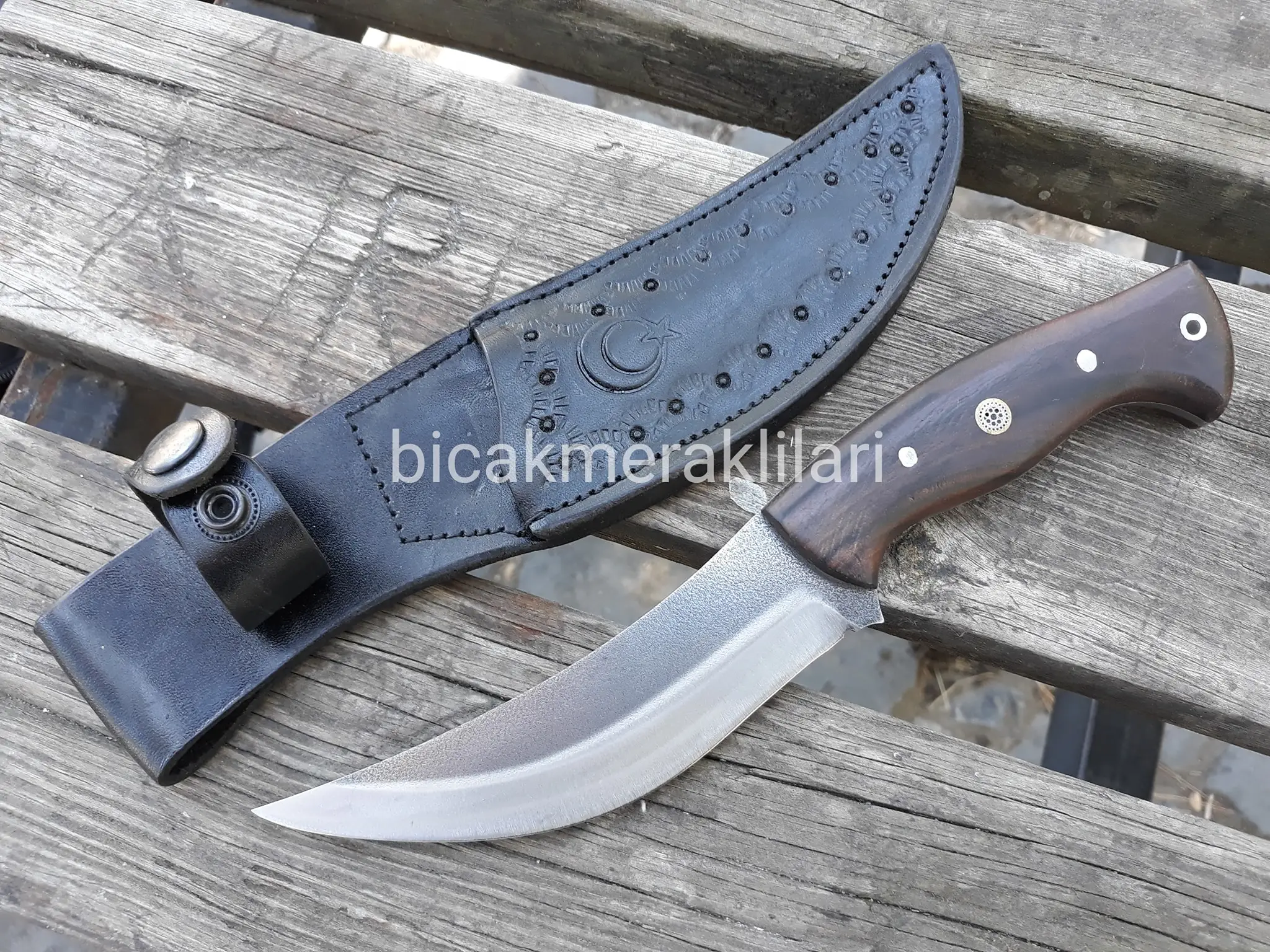 

Curved Hunting Knife 4116 Stainless Steel 25cm Total Length