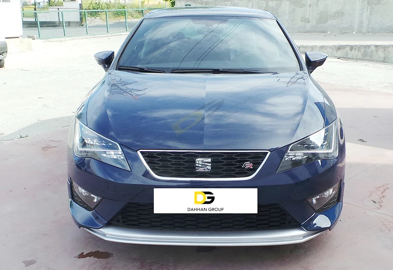 Seat Leon MK3 2012 - 2016 Dynamic Style Front Lip / Splitter Raw or Painted Plastic enlarge