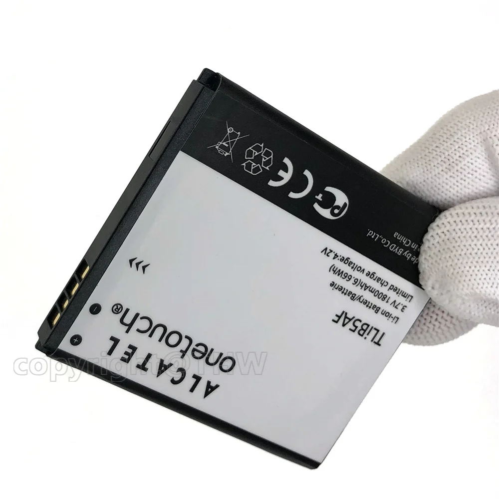Перезаряжаемый аккумулятор TLiB5AF 1800 мАч для смартфона Alcatel One Touch Pop C5 OT 5036 5036D 5037 5037D