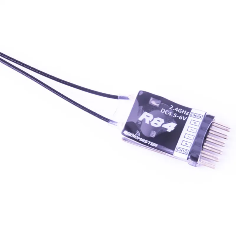Приемник RadioMaster R84 4CH 2 4G PWM Sbus RSSI Mini Open TX приемник подходит для передатчиков Frsky DX X9D