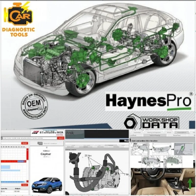 HAYNES PRO 2015 Auto Reparatur Software, technische daten software, elektrische diagramme (✔️‌READ